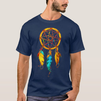Camiseta Native American Dreamcatcher Feather