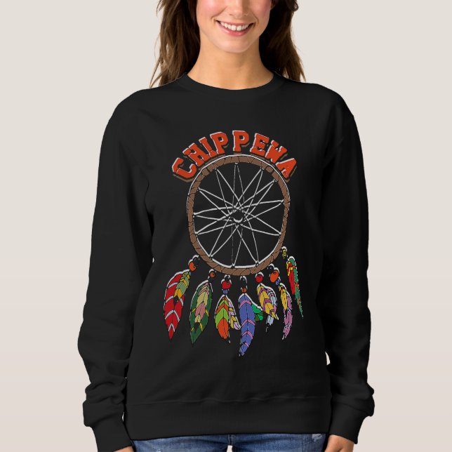 Camiseta Native american indian dreamcatcher  Feathered Boh (Frente)