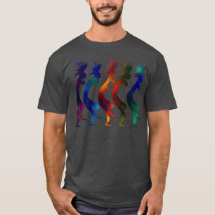 Camiseta Native American Kokopelli Abstrato Art