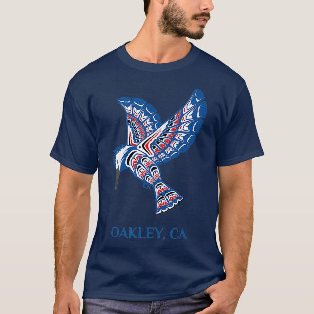 Camiseta Native American Oakley Kingfisher Bird (Frente)