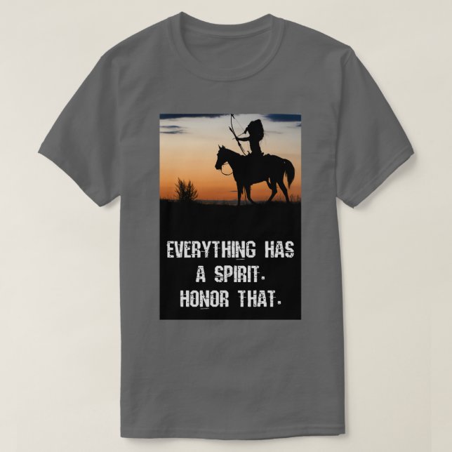 Camiseta Native american wisdom 1  (Frente do Design)