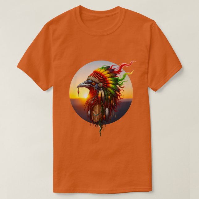 Camiseta Native Crow 03 (Frente do Design)