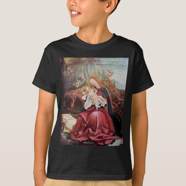 CAMISETA NATIVIDADE COM ANJOS - MÁGICA DO NATAL (Frente)