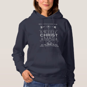 Camiseta Natividade Cristã de Sweater de Natal Feio