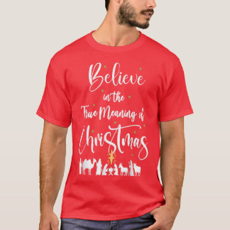 Camiseta Natividade do Menino Jesus Natal Cristão
