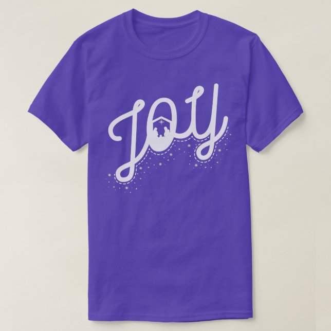 Camiseta Natividade Natal Bajesus I Joy (Frente do Design)