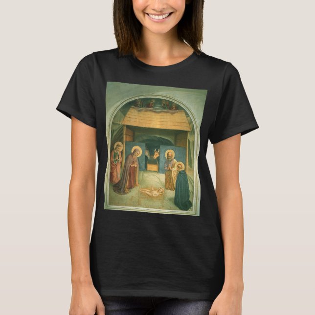 Camiseta Natividade por Fra Angelico (Frente)