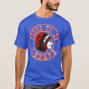 Camiseta Nativo americano orgulhoso de ser Lenape 