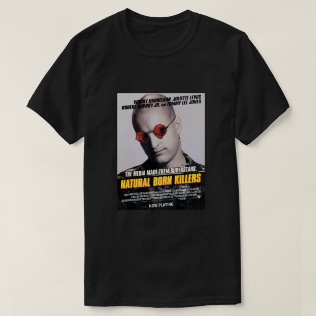 Camiseta Natural Born Killers (Frente do Design)