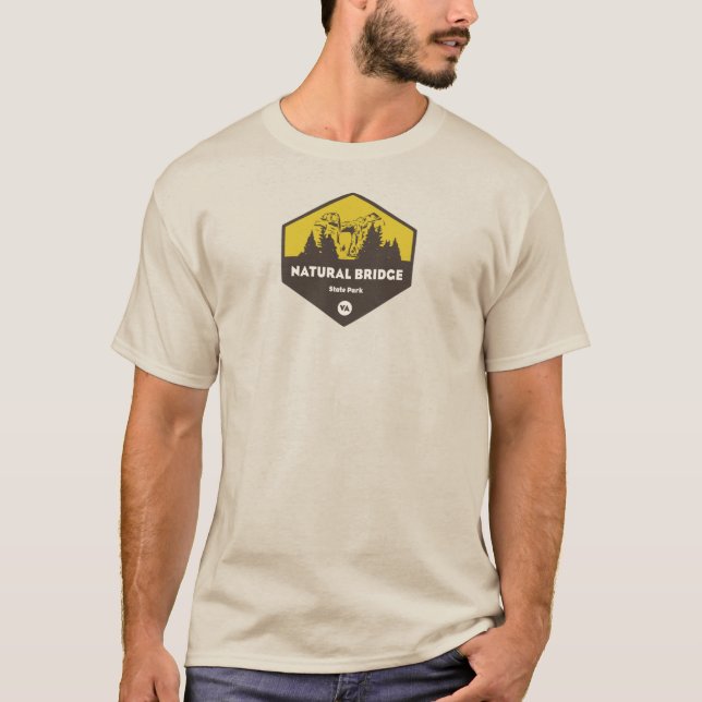 Camiseta Natural Bridge State Park, Virginia (Frente)