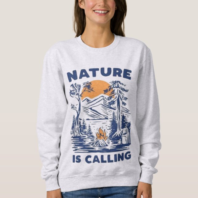Camiseta Natural is calling  (Frente)