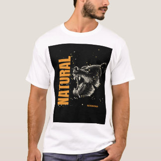 Camiseta Natural with a bear
