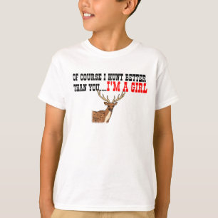 Camiseta Naturalmente eu caço melhor do que você….Eu so
