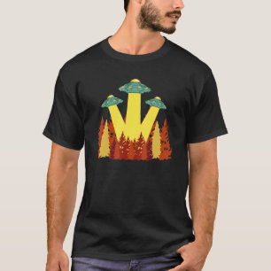 Camiseta Nature Alienígena Abdução de OVNIs Extraterrestre