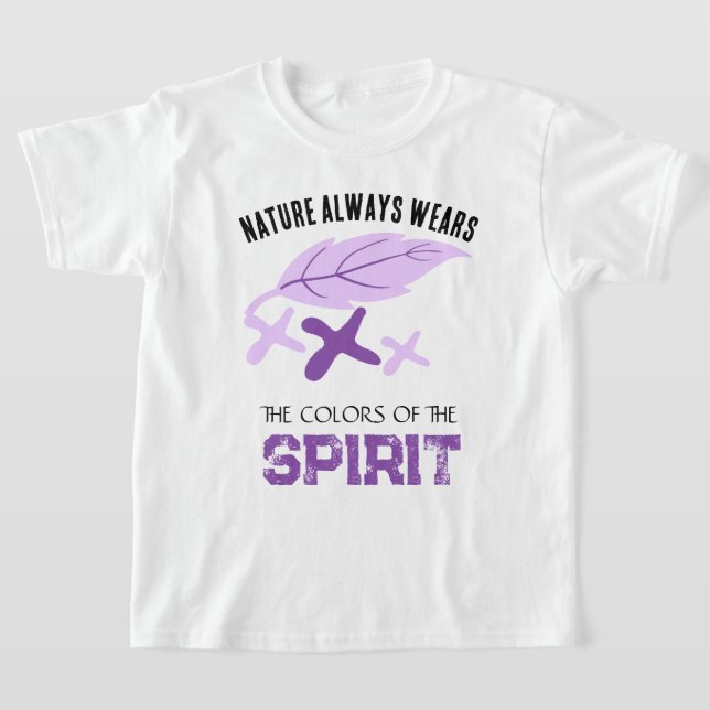 Camiseta  "Nature Always Wears" Leaf  (Postura )