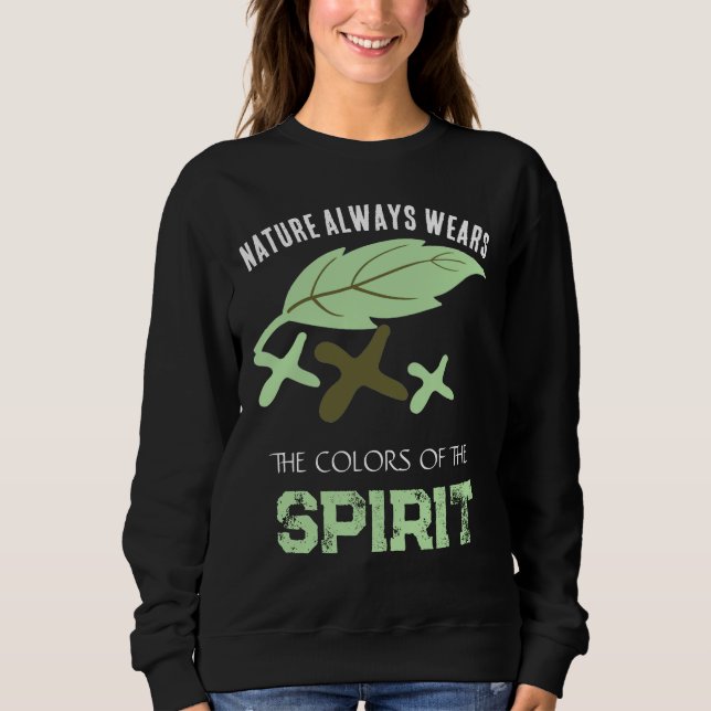 Camiseta "Nature Always Wears" Leaf (Frente)