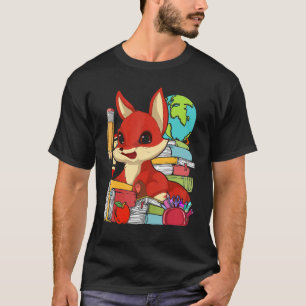 Camiseta Nature Animal School Students Cute Forest Fox