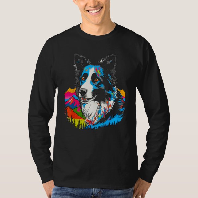Camiseta Nature  Border Collie (Frente)