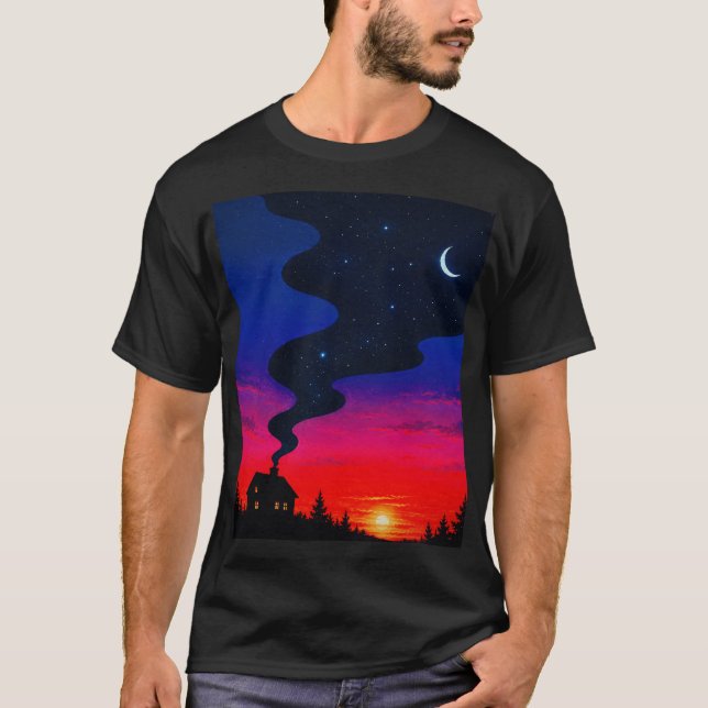 Camiseta Nature colorida  (Frente)