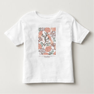 Camiseta Nature Inspirou Floral: Padrão De Flor De Cravos