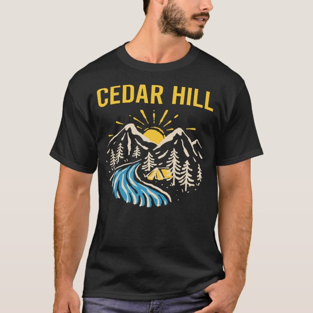 Camiseta Nature Landscape Cedar Hill (Frente)