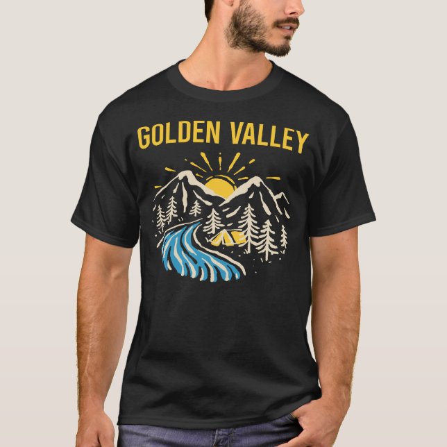 Camiseta Nature Landscape Ouro Valley (Frente)