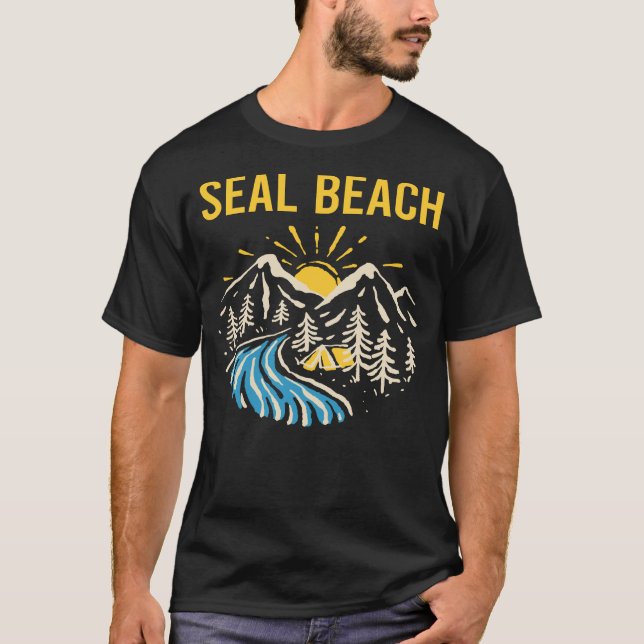 Camiseta Nature Landscape Seal Beach (Frente)