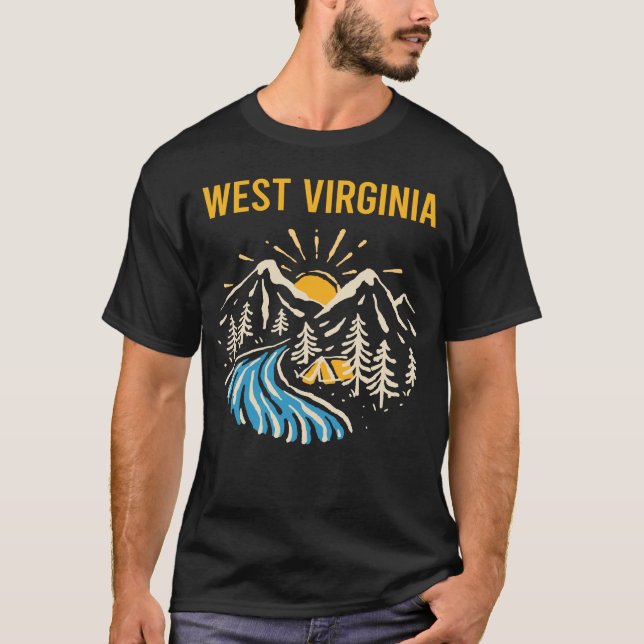 Camiseta Nature Landscape West Virginia (Frente)