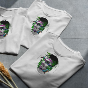 Camiseta Nature Man Face Collage