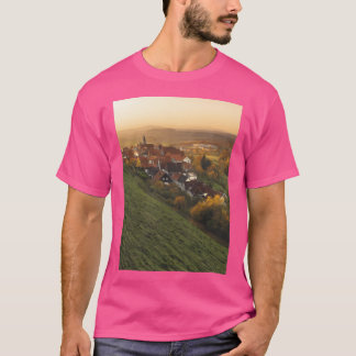 Camiseta Nature Mountain Trees deixa o outono verde ativo