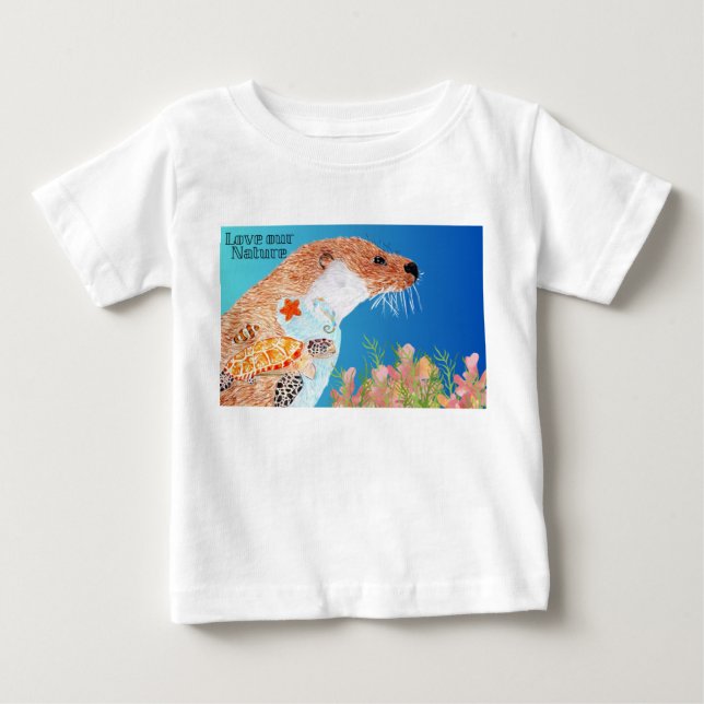 Camiseta Nature Otter (Frente)