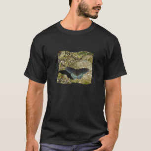 Camiseta Nature Photo Blue e Black Butterfly