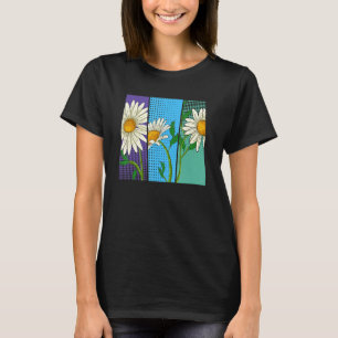 Camiseta Nature Plant Botanic Garden Flower Pop Daisy Flo