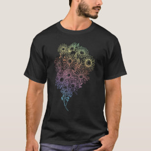 Camiseta Nature Plant Botanical Garden Flor Colorida Dais