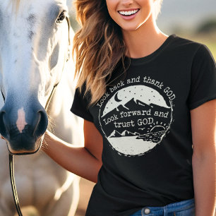 Camiseta Nature Scene Bíblia Cote Citação Noite Vestuário C