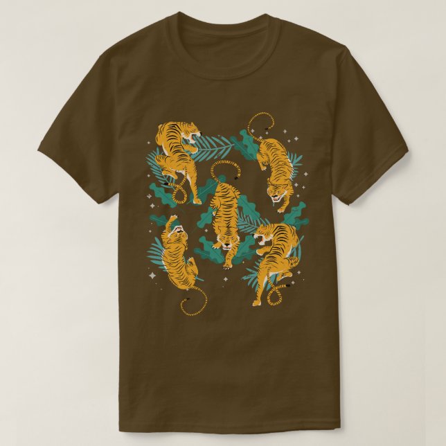 Camiseta Nature Wildlife Tiger (Frente do Design)