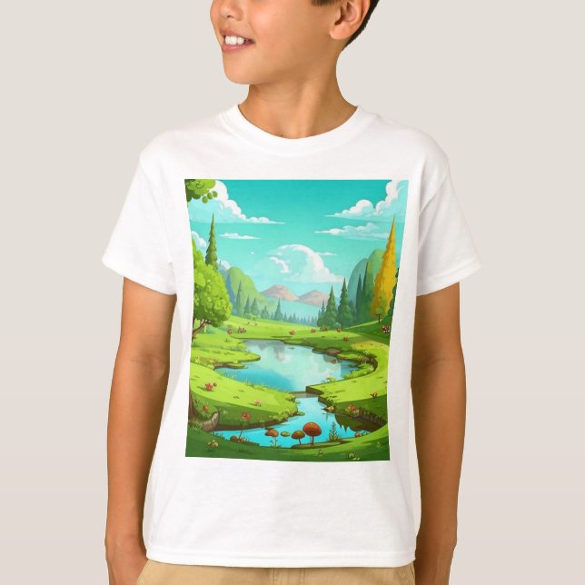 Camiseta Natureza 18. (Frente)