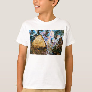 Camiseta natureza abstrata água parada