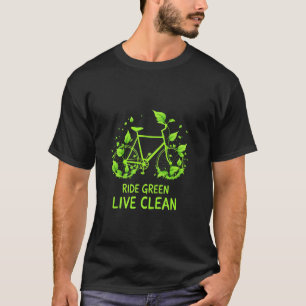 Camiseta Natureza: Ação Climática Verde Ao Vivo
