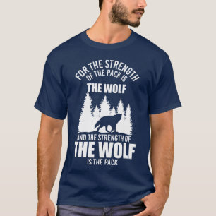 Camiseta Natureza Animal de Lobisomem Família Predadora
