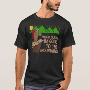 Camiseta Natureza Anti-Inspiradora Solha de Montanha Exteri