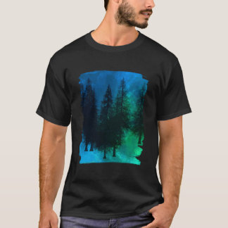 Camiseta Natureza Árvores Paisagem Vida Selvagem Ao Ar Livr