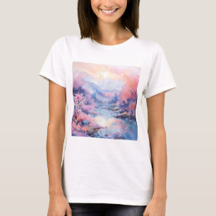 Camiseta Natureza da Aquarela