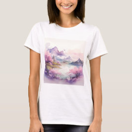 Camiseta Natureza da Aquarela