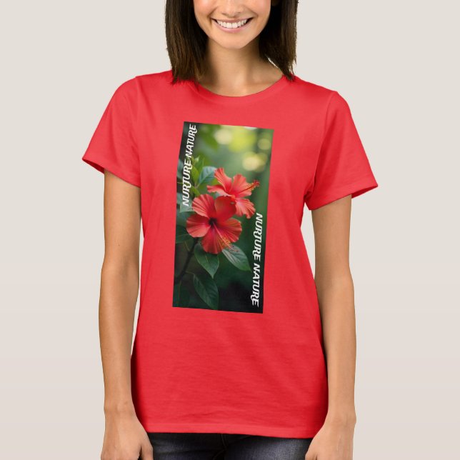 Camiseta Natureza da nutrição (Frente)