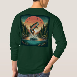 Camiseta Natureza da truta-espumante