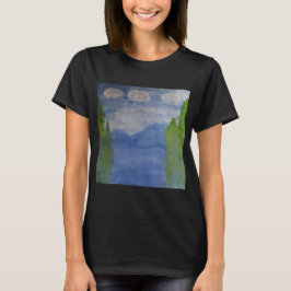 Camiseta Natureza das Montanhas Azuis