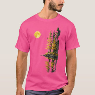 Camiseta Natureza das mulheres Natureza Natureza Natureza N