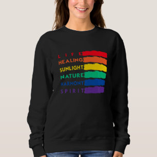 Camiseta Natureza De Curamento De Vida Harmoney Spirit Lgbt