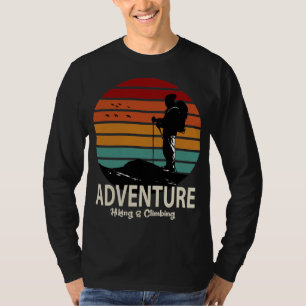 CAMISETA NATUREZA DE ESCOAMENTO E LIMPEZA DE AVENTURA